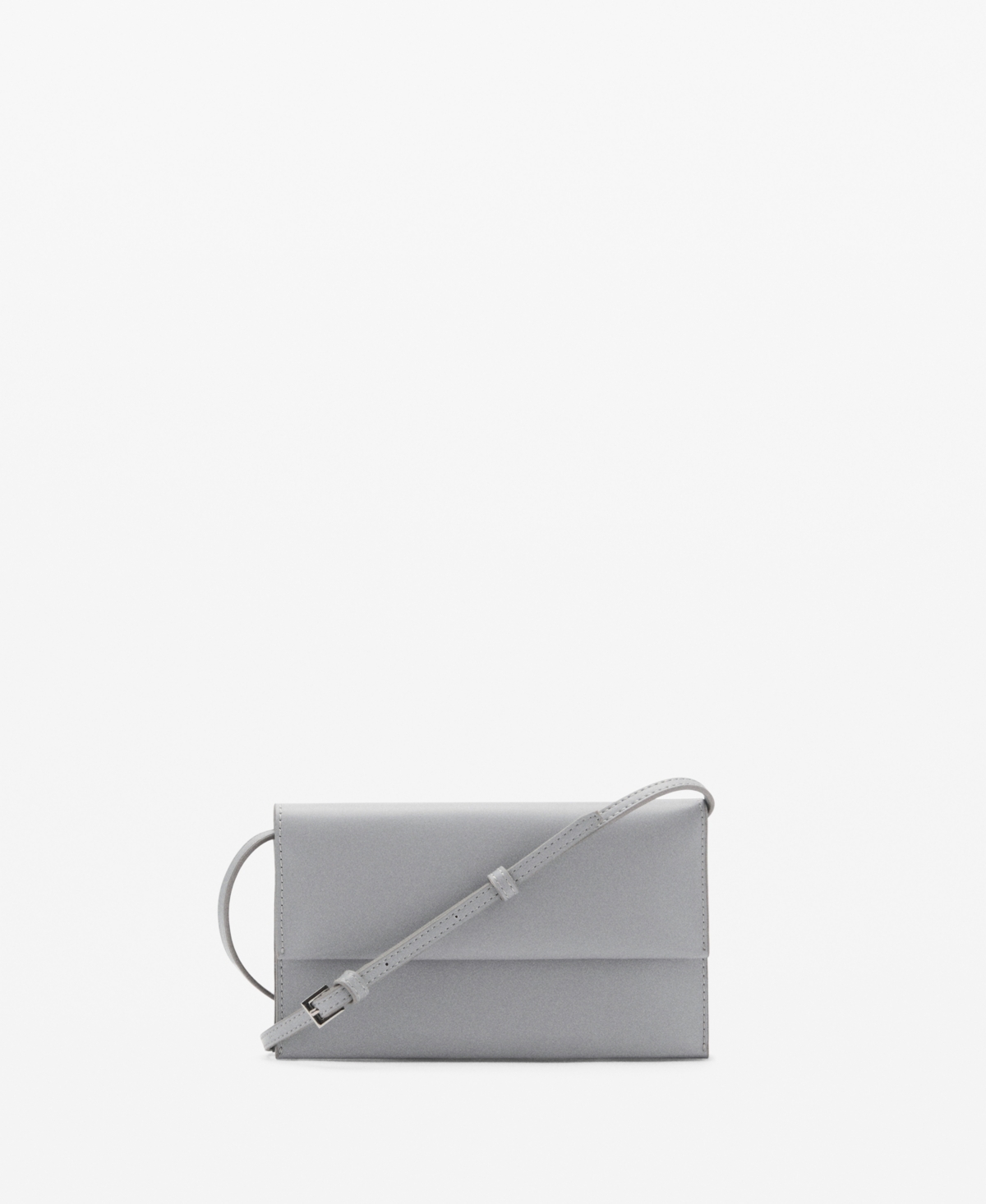 Mango Women's Flap Crossbody Bag In Blue