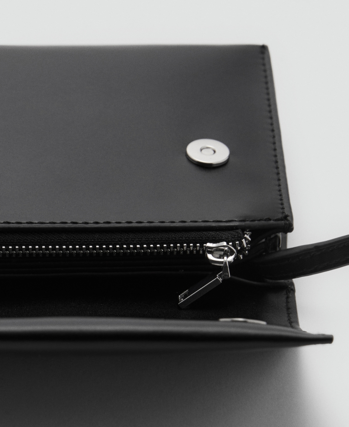 Mango Women's Flap Crossbody Bag In Black