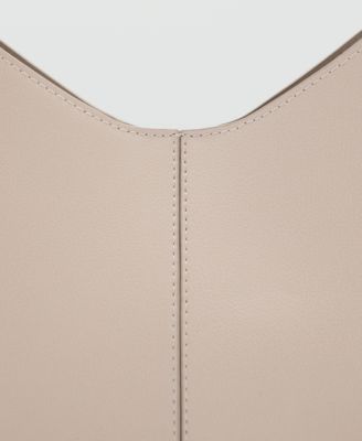 Women's Metallic Detail Shopper Bag