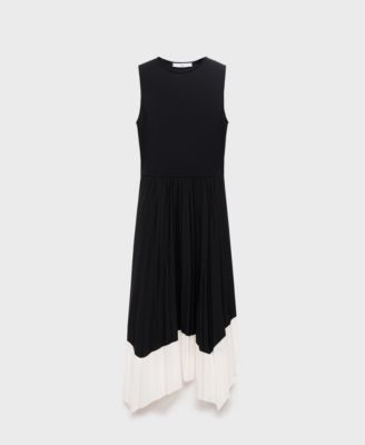 Women's Combined Pleated Dress