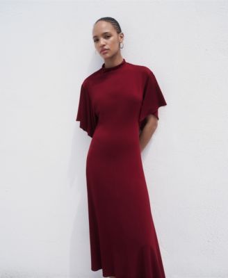 Women's Bell Sleeves A-Line Dress