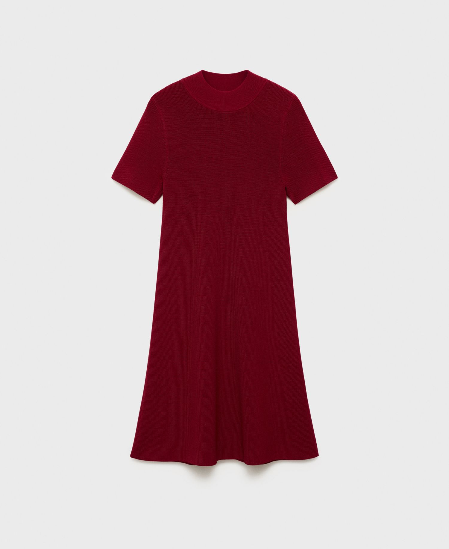 Women's Perkins-Neck Knitted Dress