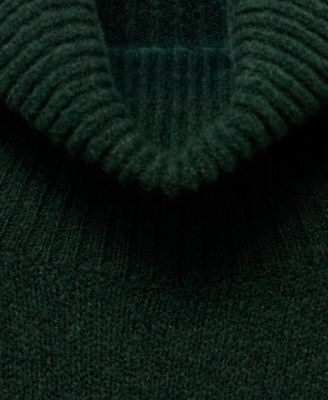 Women's Short Knitted Turtleneck Dress