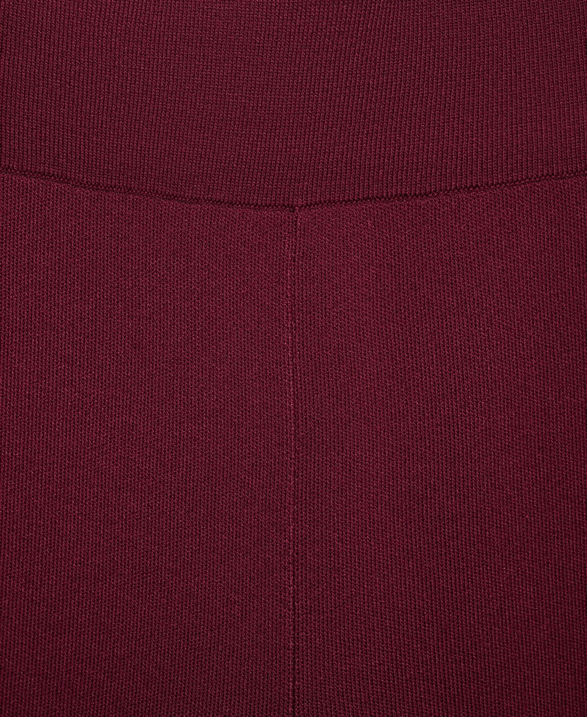 Mango Women's Elastic Waistband Knitted Pants In Red