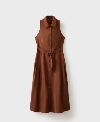 Women's Belt Shirt Dress