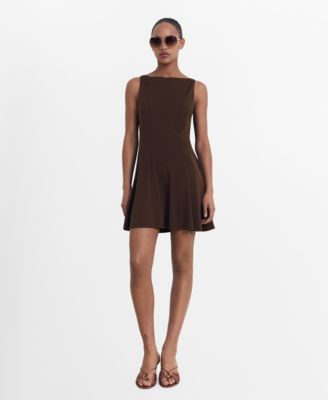 MANGO - Women's Short Flared Dress