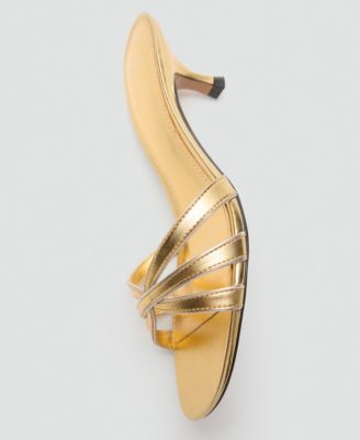 Women's Strappy Kitten Heel Sandals