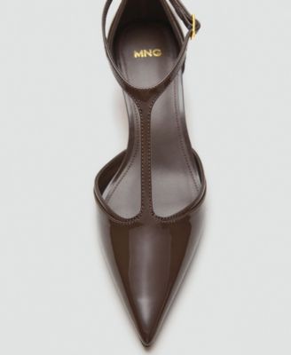 Women's Kitten-Heel Patent Leather Shoes