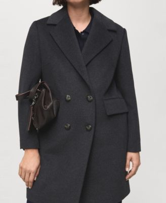 Women's Double-Breasted Wool Coat
