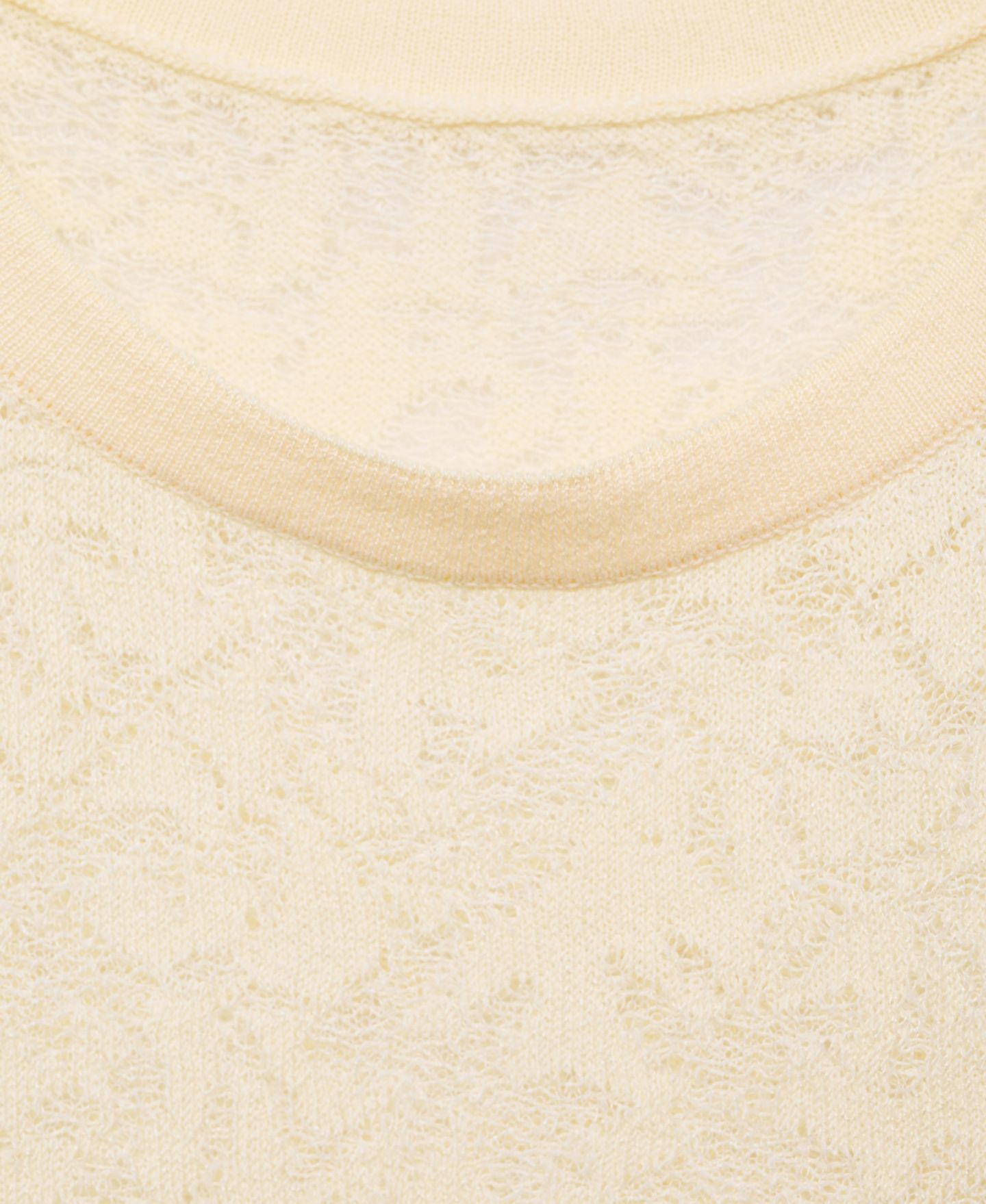 Женский топ Mango Openwork Knit, цвет: Экрю — фото 2