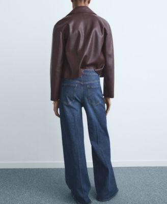 Women's High-Waisted Wide-Leg Jeans