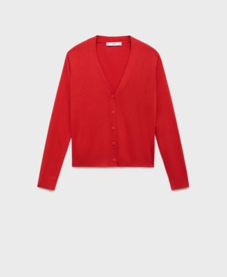 Women's V-Neck Knitted Cardigan