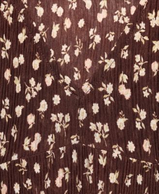 Women's Printed V-Neck Dress