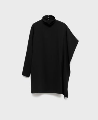 Women's Short Asymmetrical Sleeve Dress