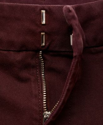 Women's Stitching Detail High-Waisted Wide-Leg Jeans