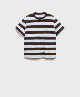 Women's Striped Short-Sleeved T-Shirt