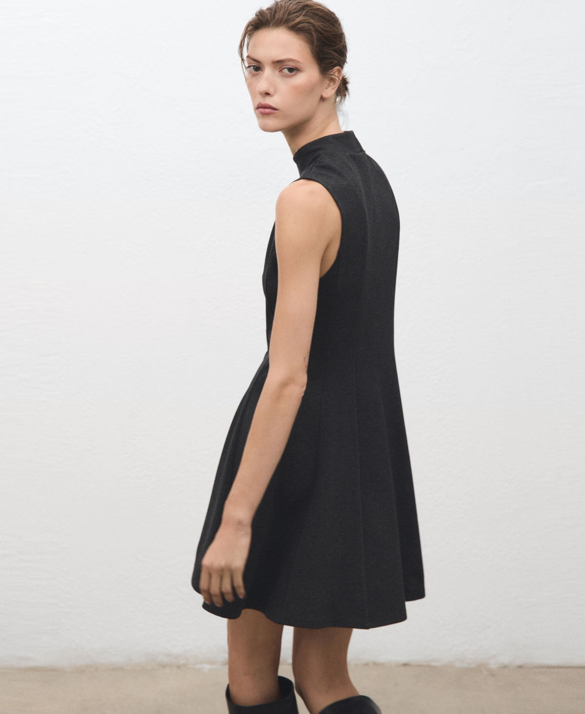 Mango Women's Short Seams Dress