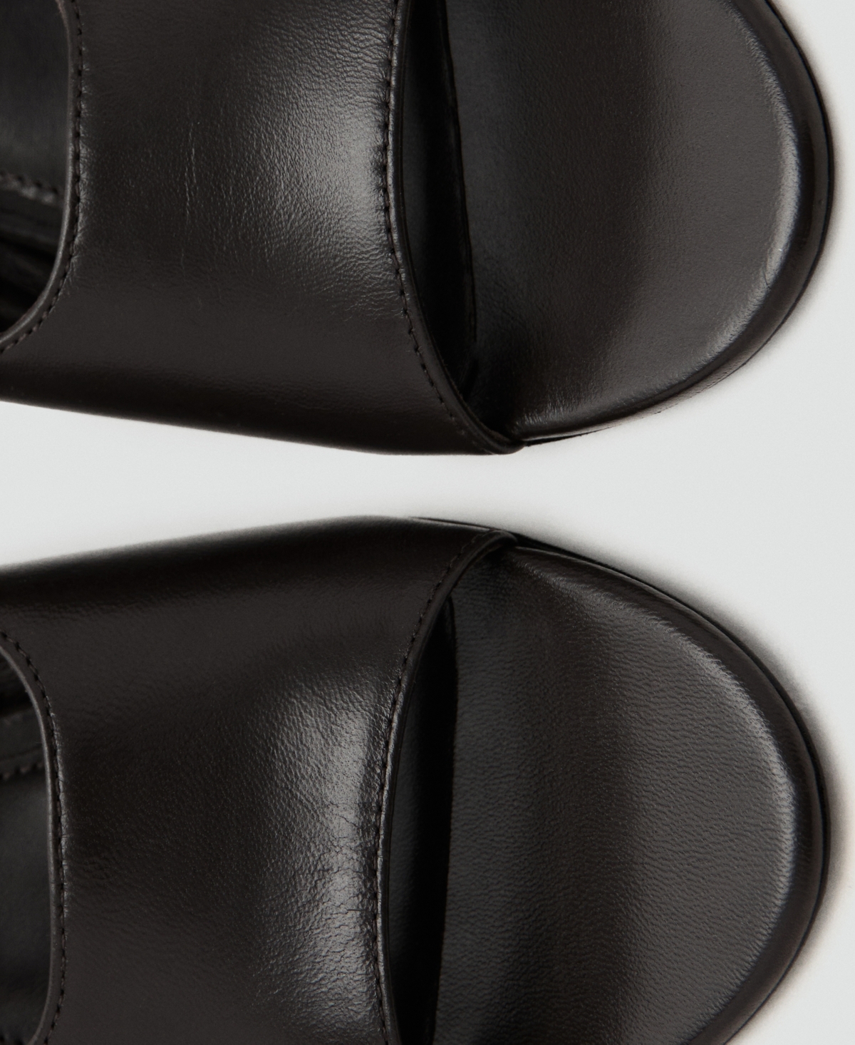 Mango Women's Leather Wedge Sandals