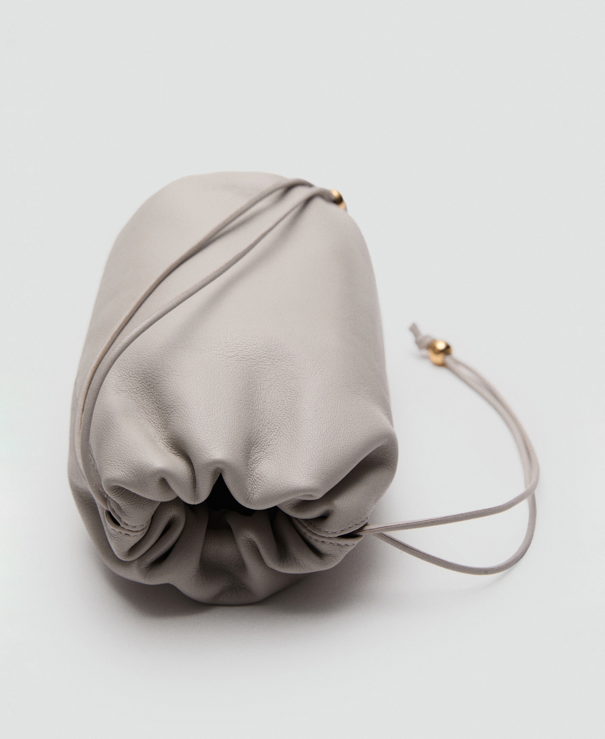 Mango Women's Leather Handbag In Gray