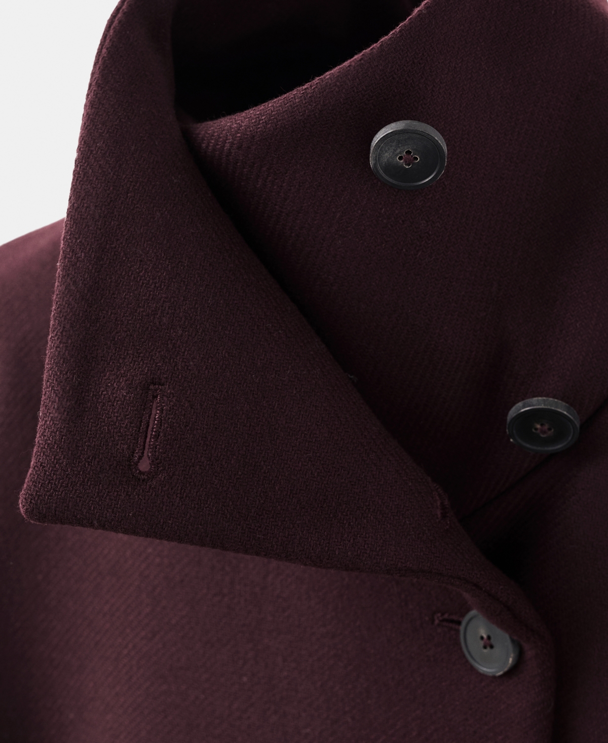 Mango Women's Virgin Wool Chimney Collar Coat