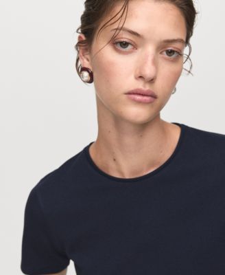 Women's Short-Sleeved Peplum T-Shirt