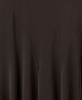 Women's Back Opening Godet Dress