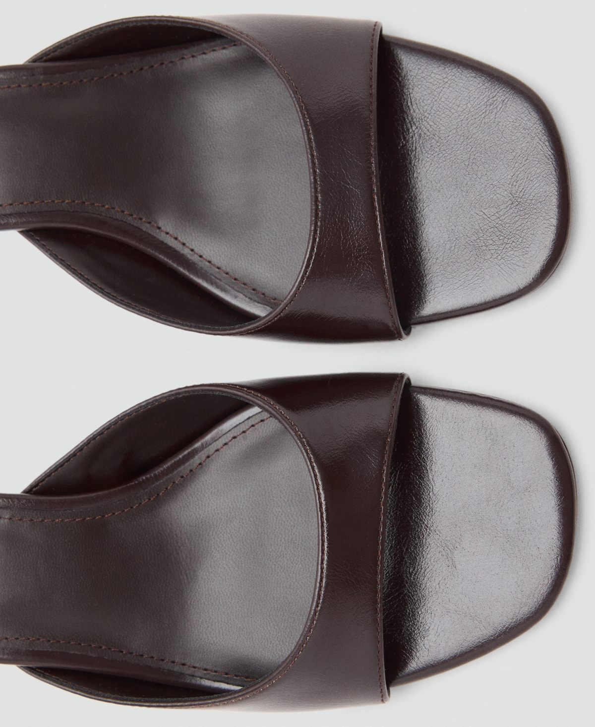 Mango Women's Kitten Heel Sandals In Brown