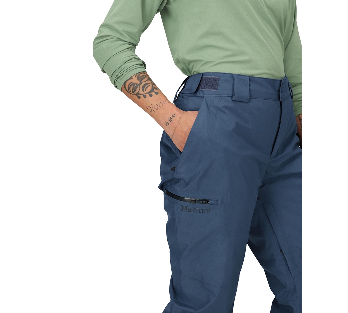 Marmot Women's Insulated Refuge Snow Pants In Blue