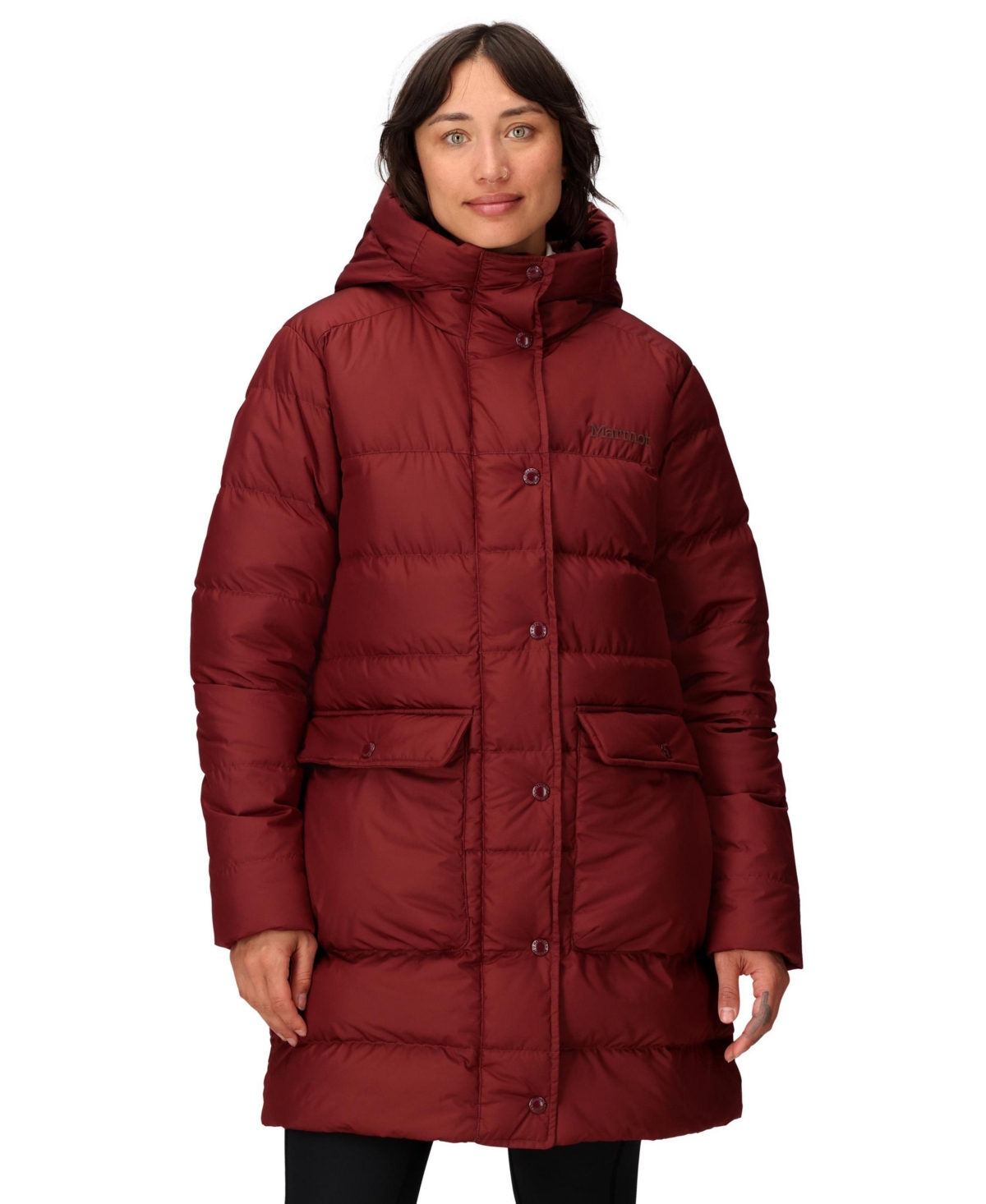 Marmot Women's Strollbridge Hooded Down Parka In Red