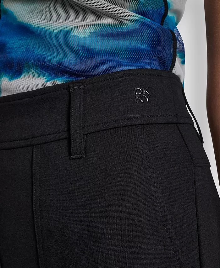 Women's Wide-Leg Cropped Ponte Pants - thumbnail 5