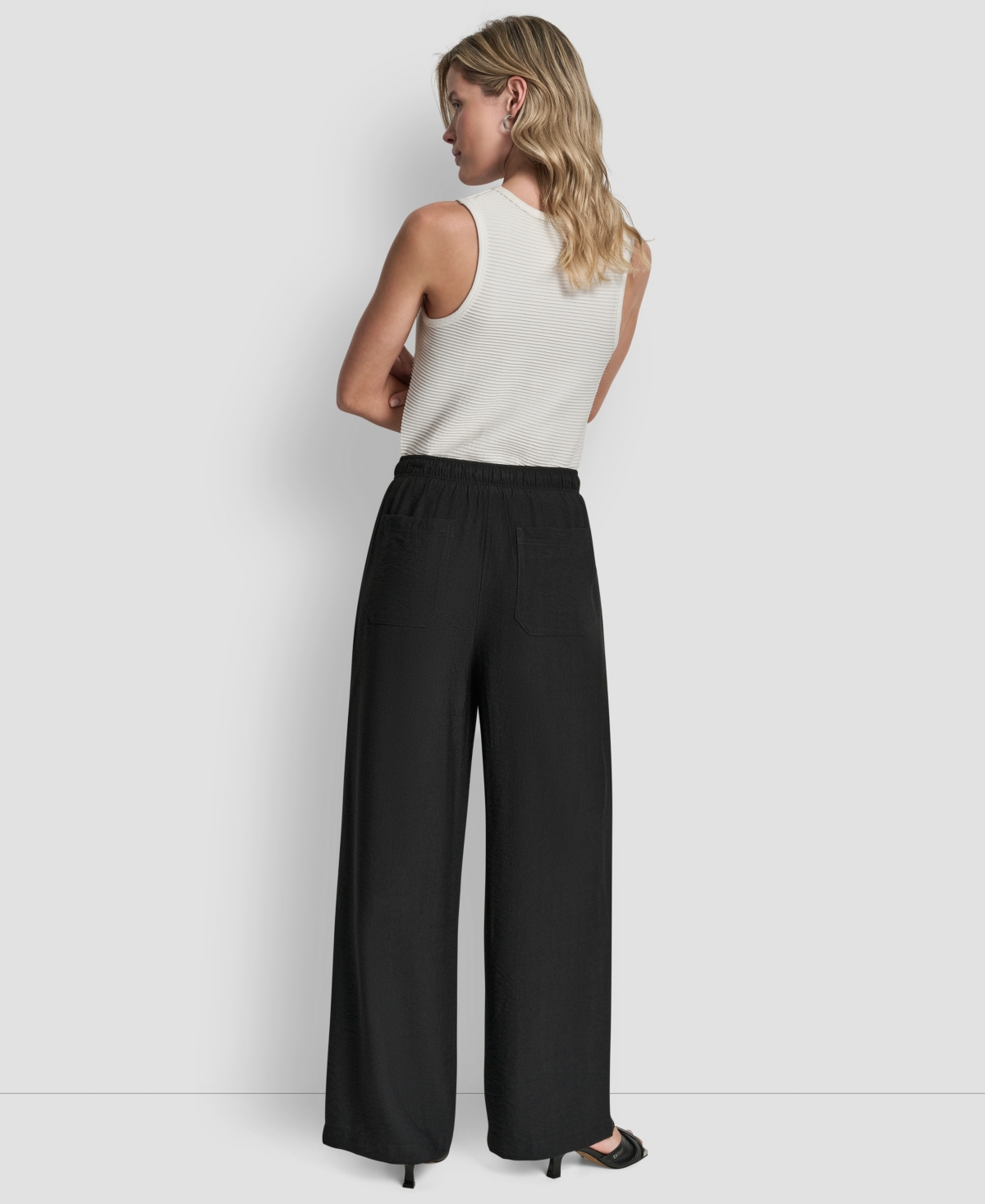 Dkny Women's Seam Crinkle Pull-On Pants