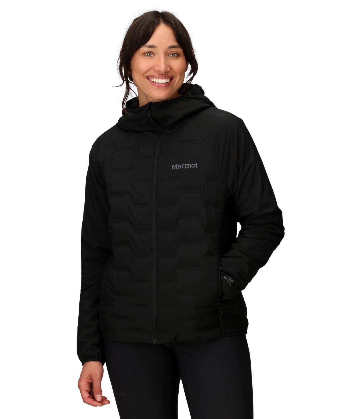 Marmot Women's Active Long Sleeve Hoodie In Black