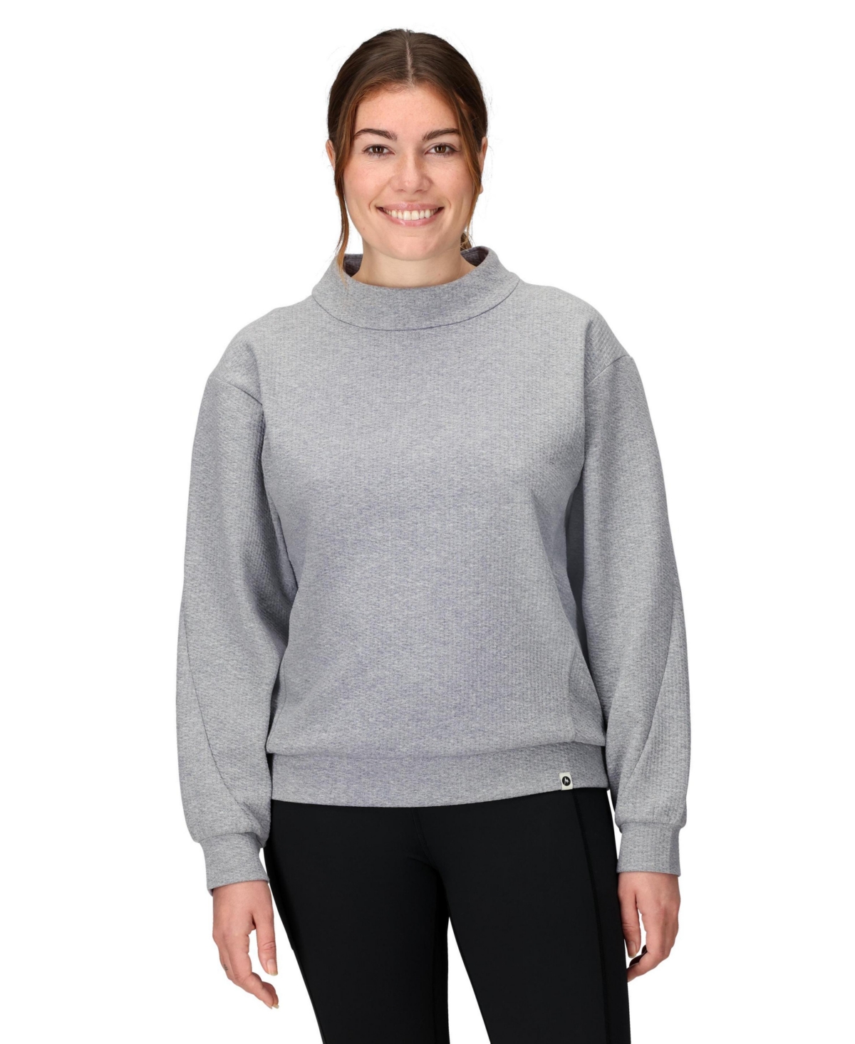 Marmot Women's Ridge Tech Long Sleeve Pull On Sweatshirt In Gray