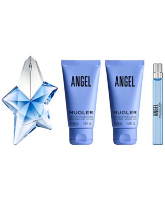 Angel 4 pc. Eau de Parfum Fragrance, Body Lotion, and Shower Gel Gift Set