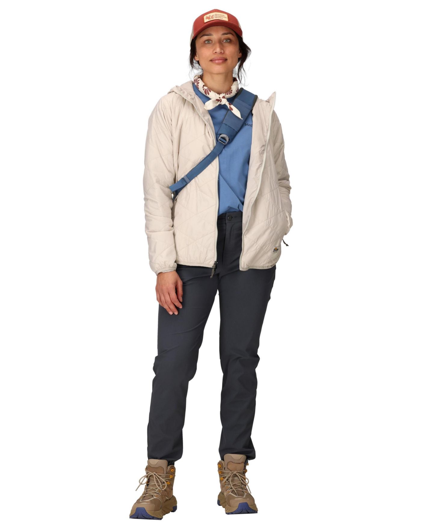 Женская куртка Marmot Onward Insulated Hoody, цвет: Берёзовый — фото 2