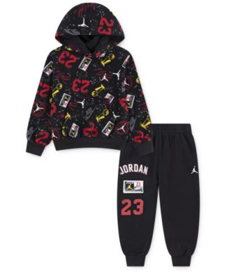 Jordan - Boys Toddler 2T-4T Long-Sleeve Hoodie and Jogger Pants Set