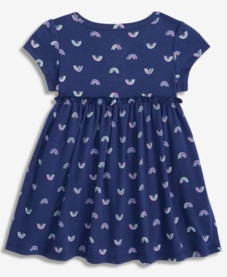 Baby Girls' Mini Rainbow Printed Dress, Macy's Exclusive