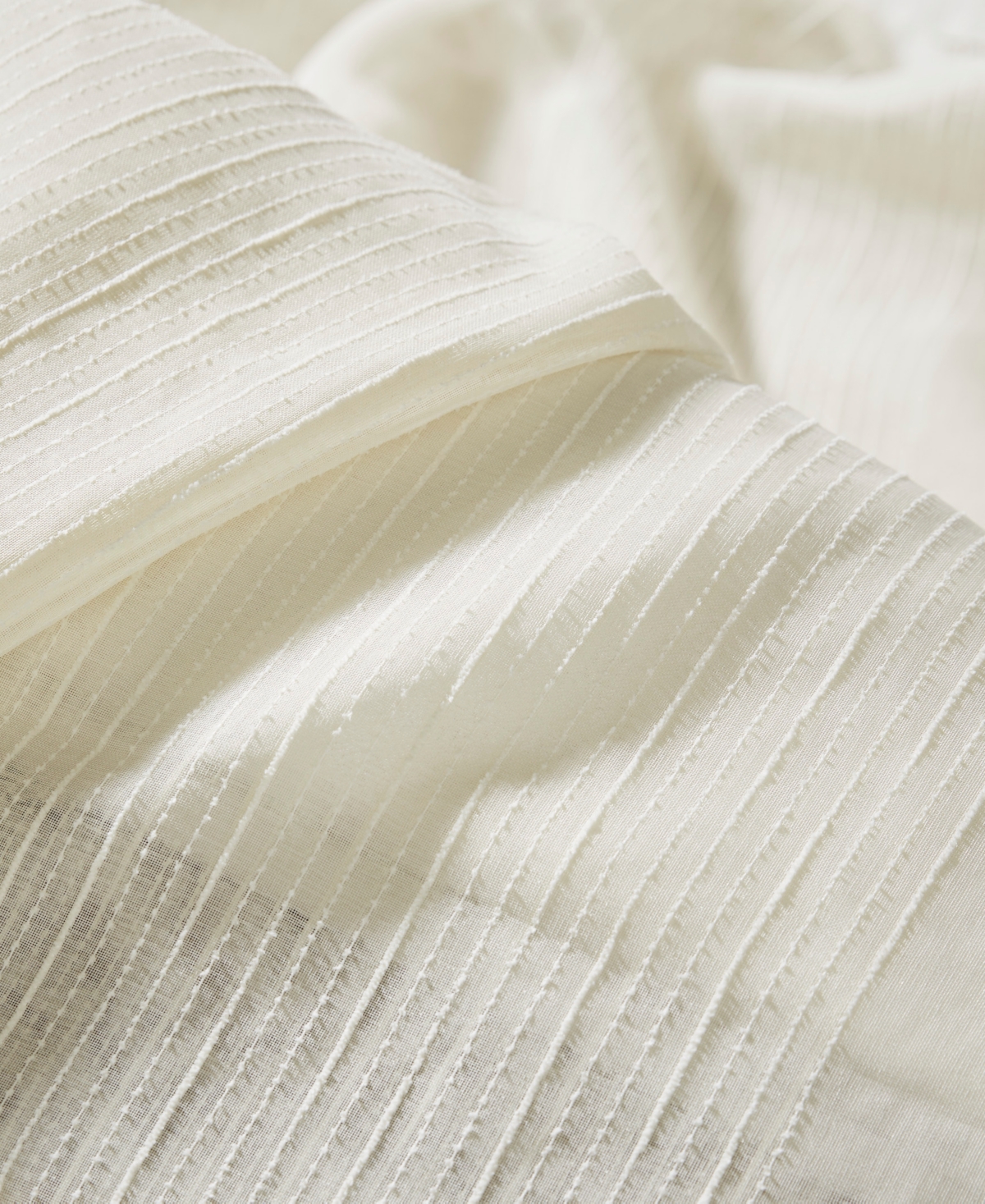 Madison Park Anna Sheer Shower Curtain 72 X 8 4 In White