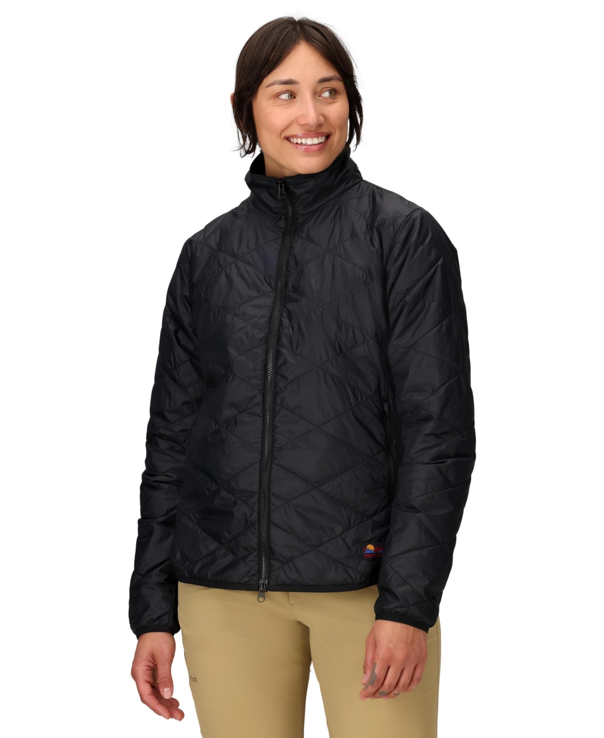 Marmot Women's Onward Insulated Long Sleeve Jacket In Black