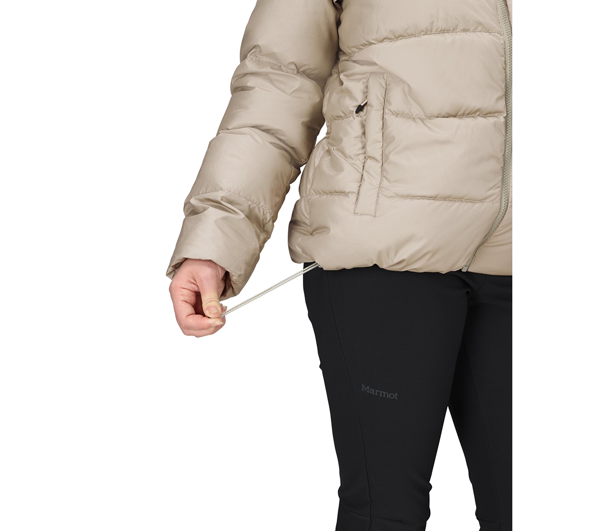 Marmot Guides 700 Fill Power Down Water Repellent Jacket In Neutral