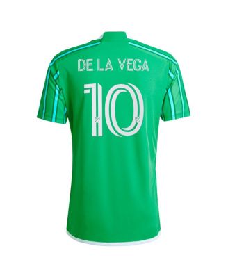 Men's Pedro de la Vega Green Seattle Sounders FC 2024 The Anniversary Kit Replica Player Jersey