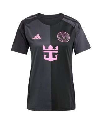 Women's Rodrigo De Paul Black Inter Miami CF 2025 The Fortitude Kit Replica Player Jersey