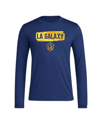 Men's Navy LA Galaxy Local Pop AEROREADY Long Sleeve T-Shirt