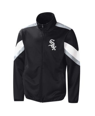 Men's Black Chicago White Sox Earned Run Full-Zip Jacket