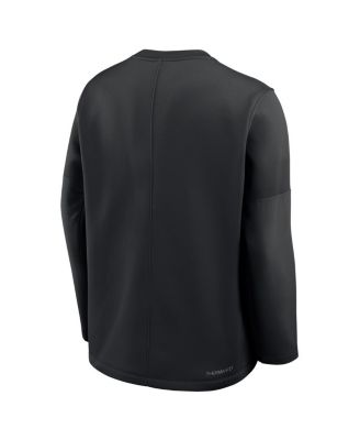 Men's Black Team USA Coaches Therma-FIT Long Sleeve T-Shirt
