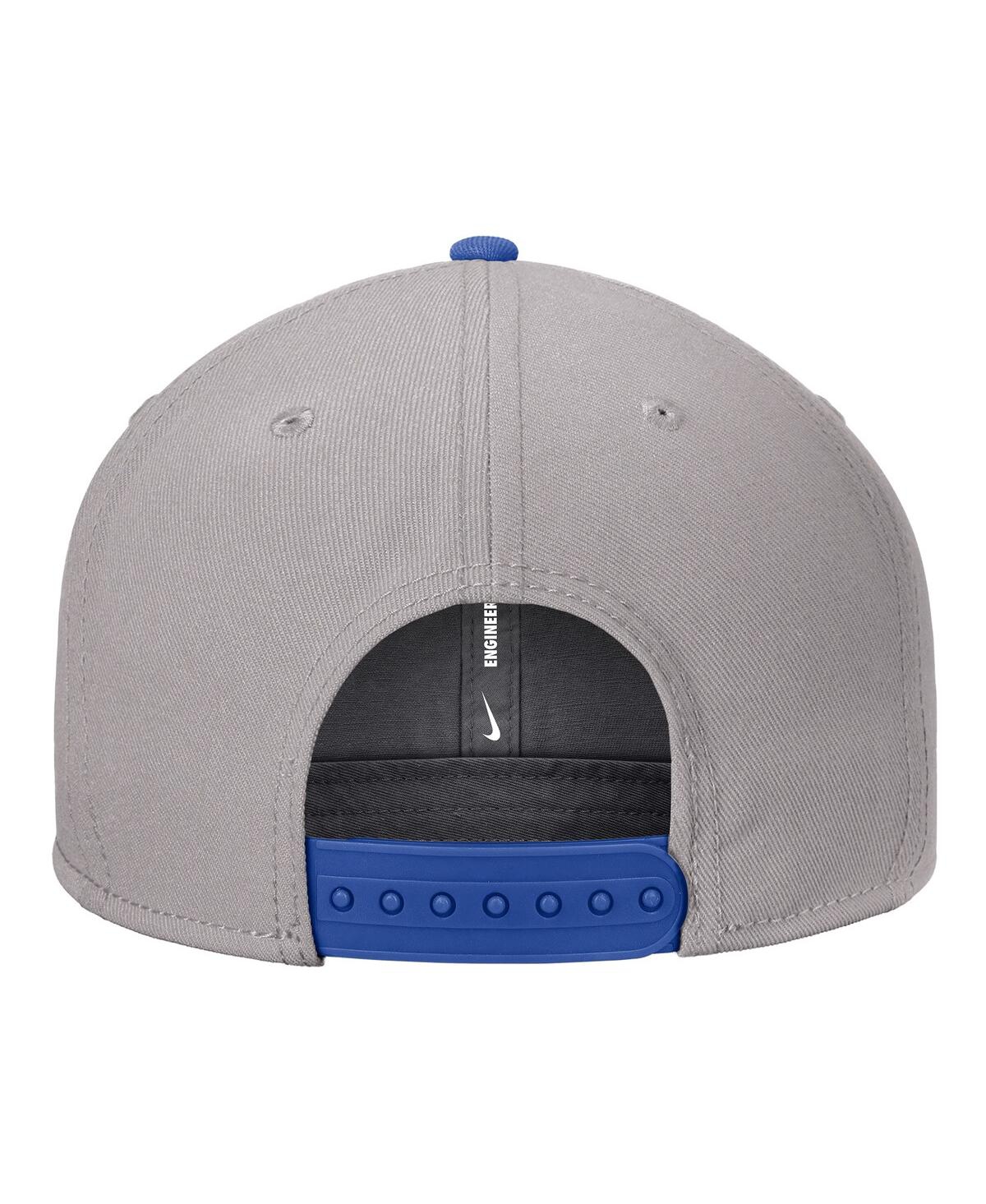 Nike Men's Gray Air Force Falcons Vintage Script Pro Dri-fit Snapback Hat In Gray