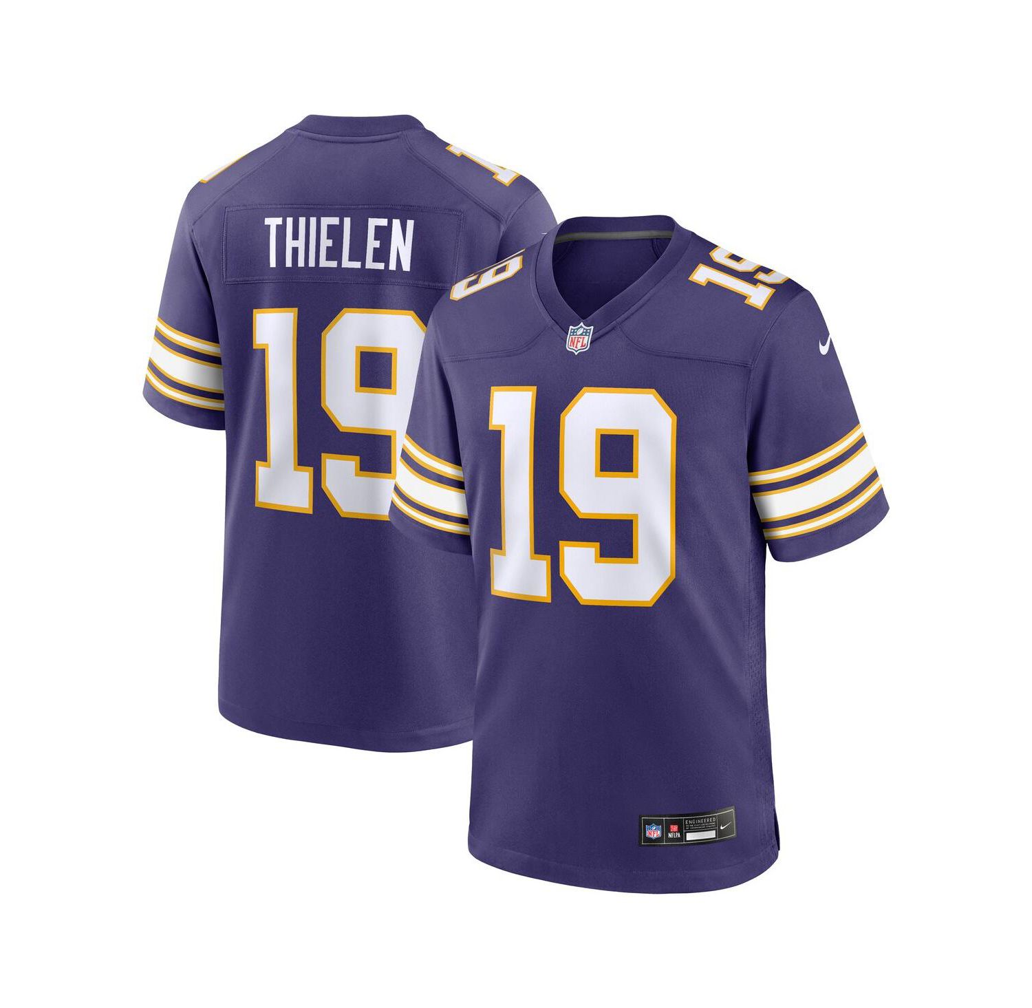 Men's Adam Thielen Purple Minnesota Vikings Alternate Game Player Jersey