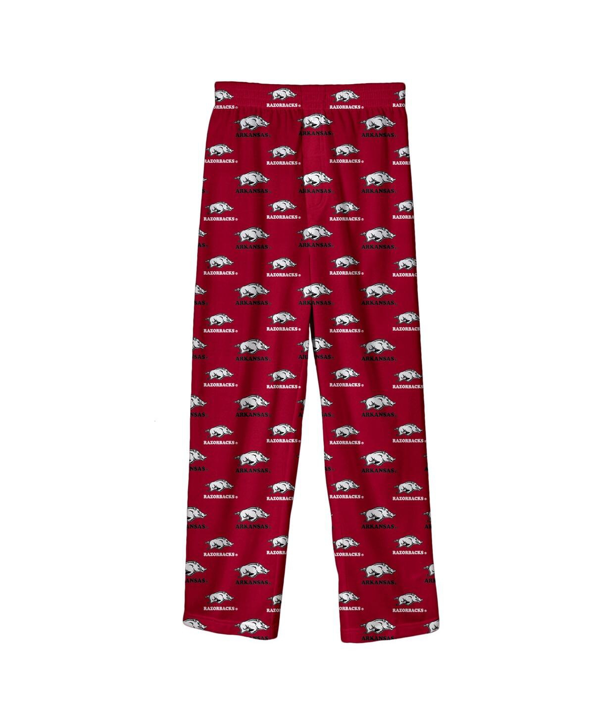Outerstuff Big Boys and Girls Cardinal Arkansas Razorbacks Team Pants