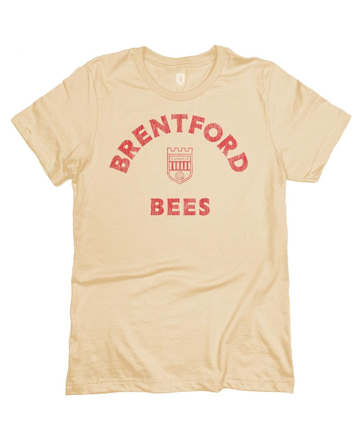 1863fc Men's Tan Brentford Fc Team Arch T-shirt In Brown