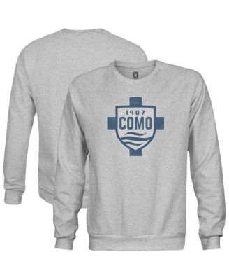 1863FC - Men's&nbsp;Heather Gray Como 1907 Color Badge Pullover Sweatshirt